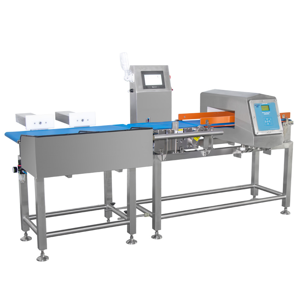 Full Touch Screen Checkweigher Metal Detector Combination