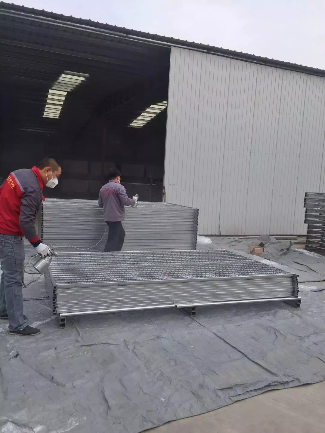 Canada Used Construction Site Temporary Galvanized Steel Fence