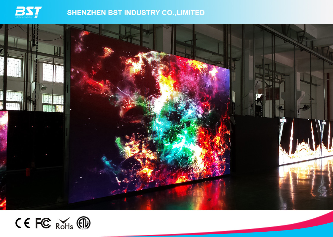 High brightness P6 indoor Large Led Tv Advertising Displays With 140° Viewing Angle