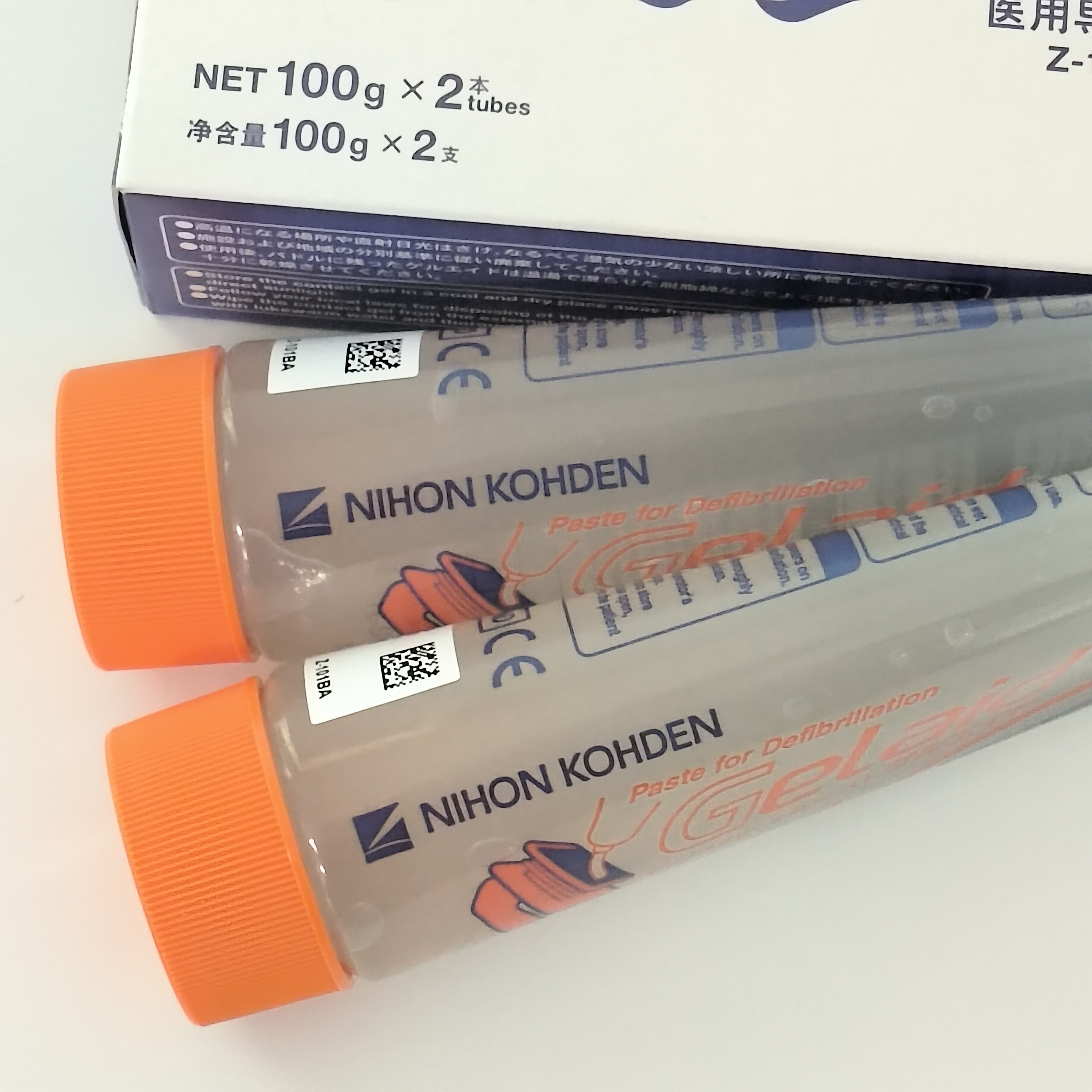 Nihon Kohden Japan Photoelectric Defibrillator Medical Conductive Paste 100G Two Box Z-101