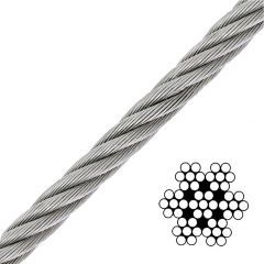 Buy cheap 1/4" x 250' 7x7 Galvanized Aircraft Cable product