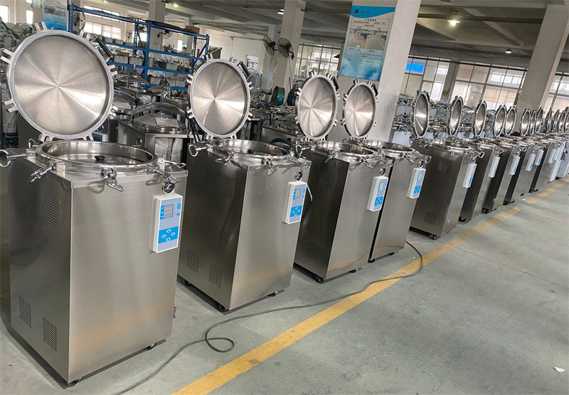 Vertical Laboratory Medical Autoclave Sterilizer machine High Pressure Fully Automatic