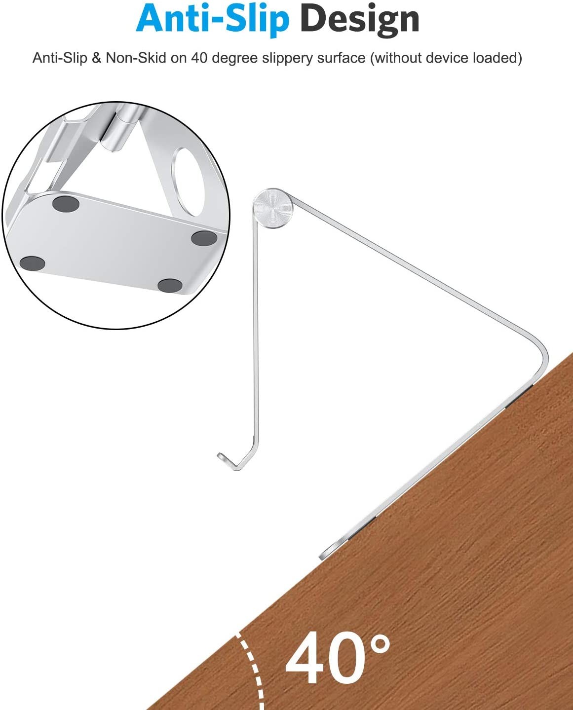6063 T8 Aluminium Desktop Tablet Stand Holder PVDF Coating