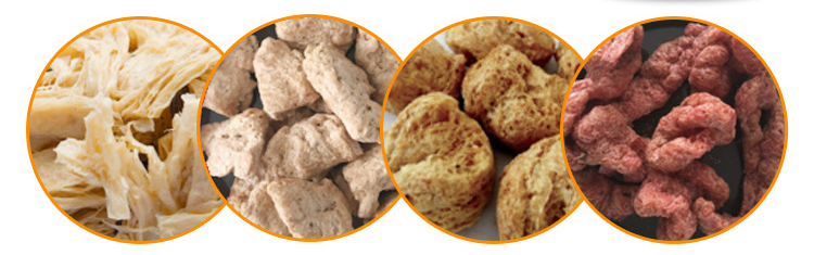 Multifunctional Textured Soya Chunks Protein Bar Making Equipment for Food Processing