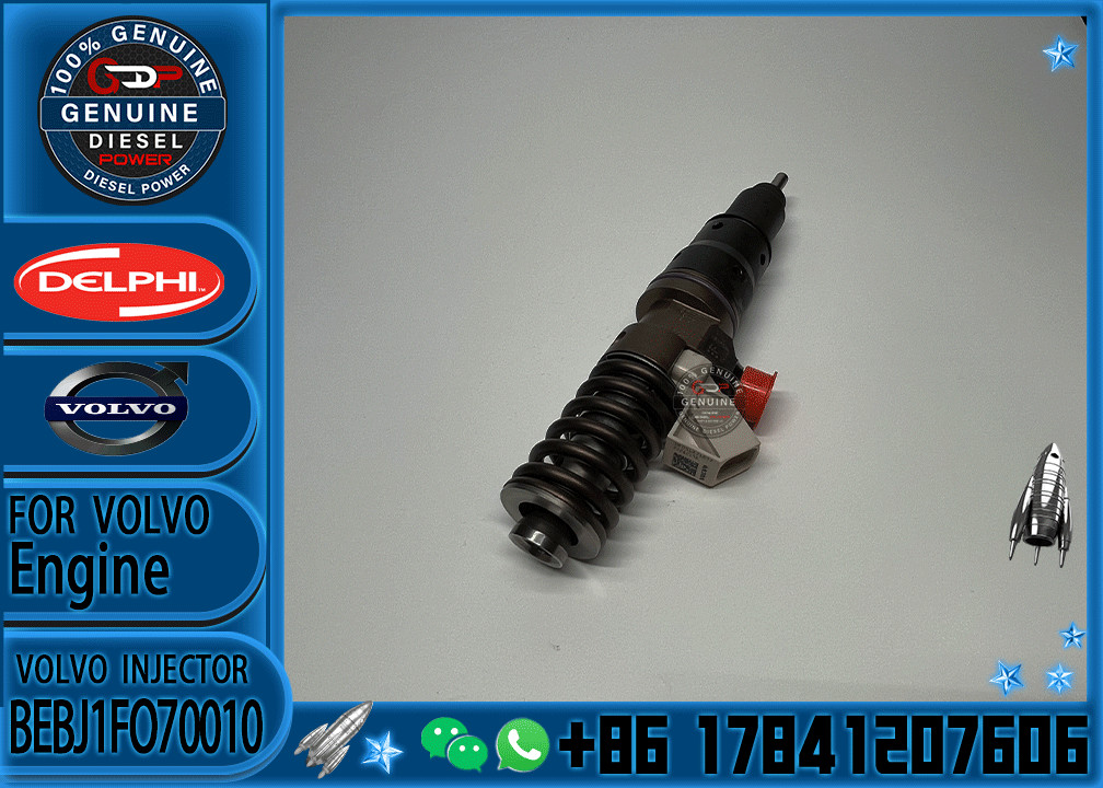 Diesel Fuel Injector Common Rail Parts 33800-82610 BEBJ1FO70010 33800-82600 23771400 For VOLVO