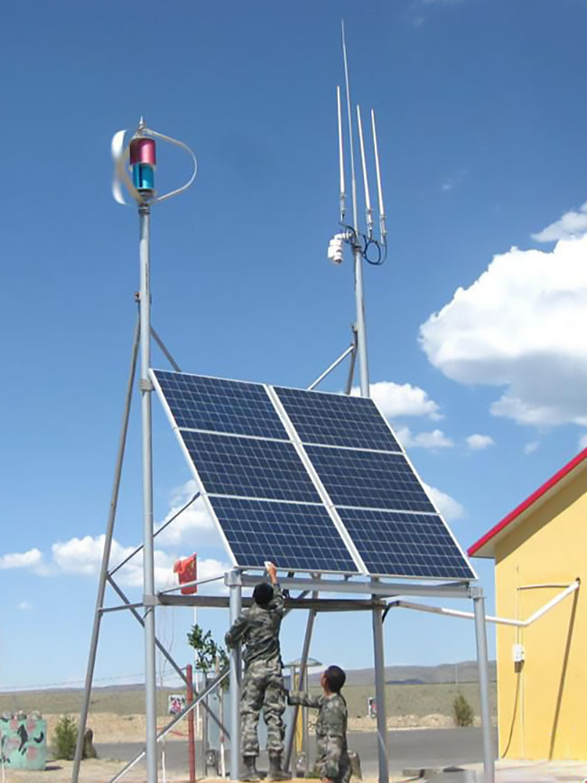 Advanced Off Grid Hybrid Power Systems 200W Home Solar Kit Long Service Life