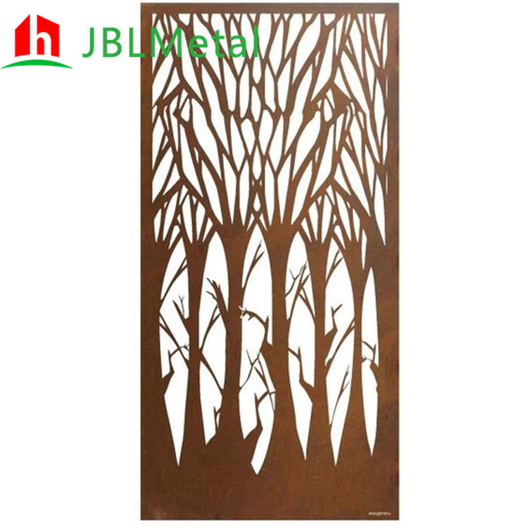 Unique Corten Steel Rusty Decorative Metal Wall Customized