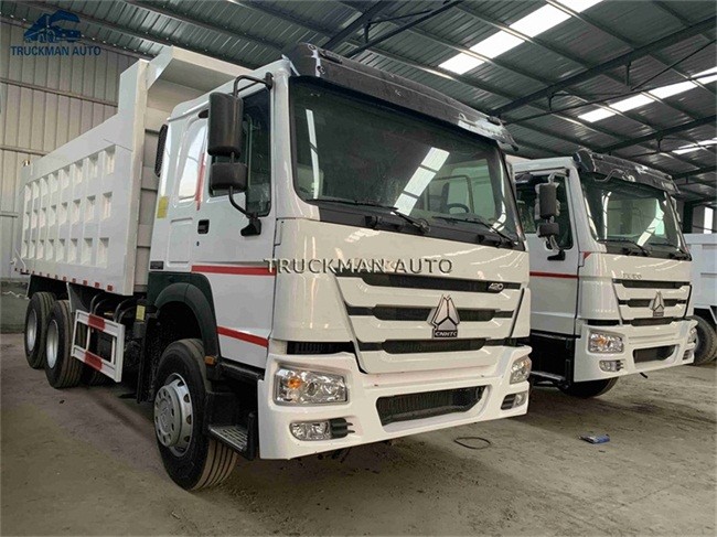 Sinotruck Used Howo Dump Truck With 25-30 Tons High Loading Capacity