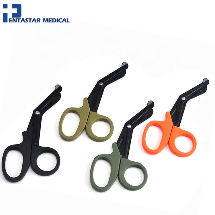 High quality surgical black/white professional scissors bandage scissors cutting scissors