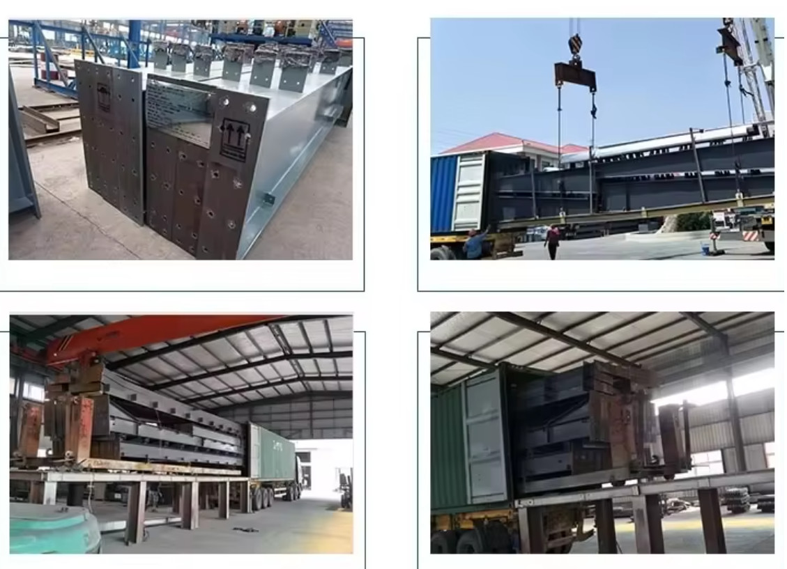 Hot Rolled Customized Steel Structure for Bridges and Buildings with Bending Welding Punching and Cutting Services
