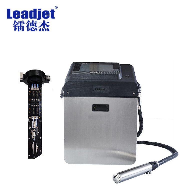 4 Lines CIJ Small Character Inkjet Printer 25×25 Dots For Wire Cable Tube Pipe