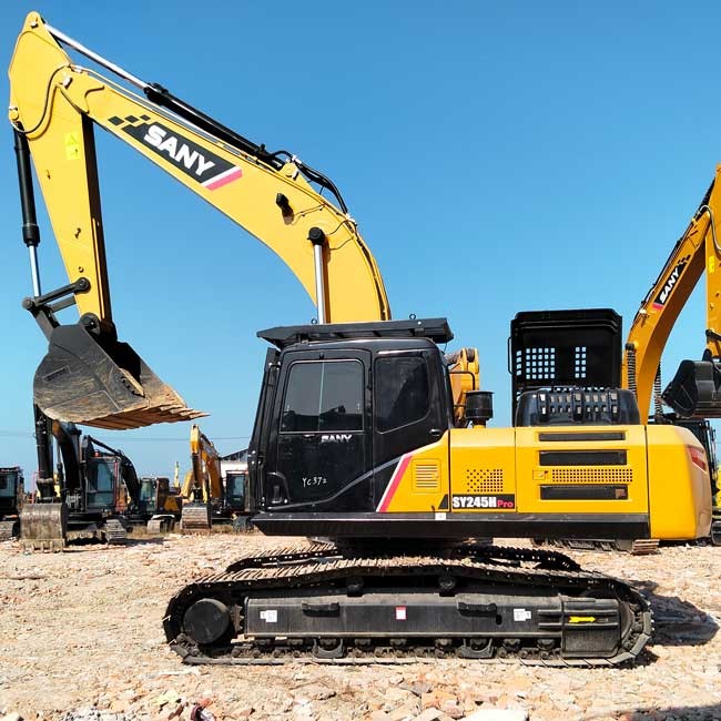 SANY SY245H Used Middle Crawler Excavator 1.4m3 Bucket Capacity 24.5tons