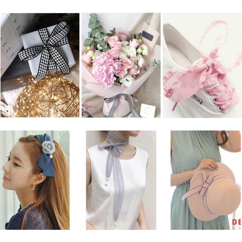 Floral ribbon roll polyester ribbon customized flower printing grosgrain ribbon