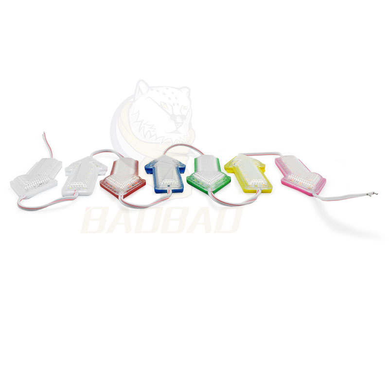 Arrow White Blue Green Red Pink Yellow 120 Deg Viewing Angle 12V LED Module Light