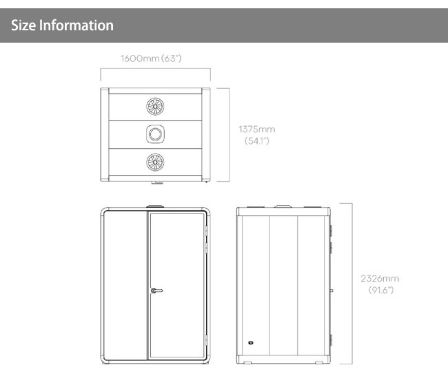 Office Private Meeting Pods Indoor Sound Proof Office Pods Easy Installation