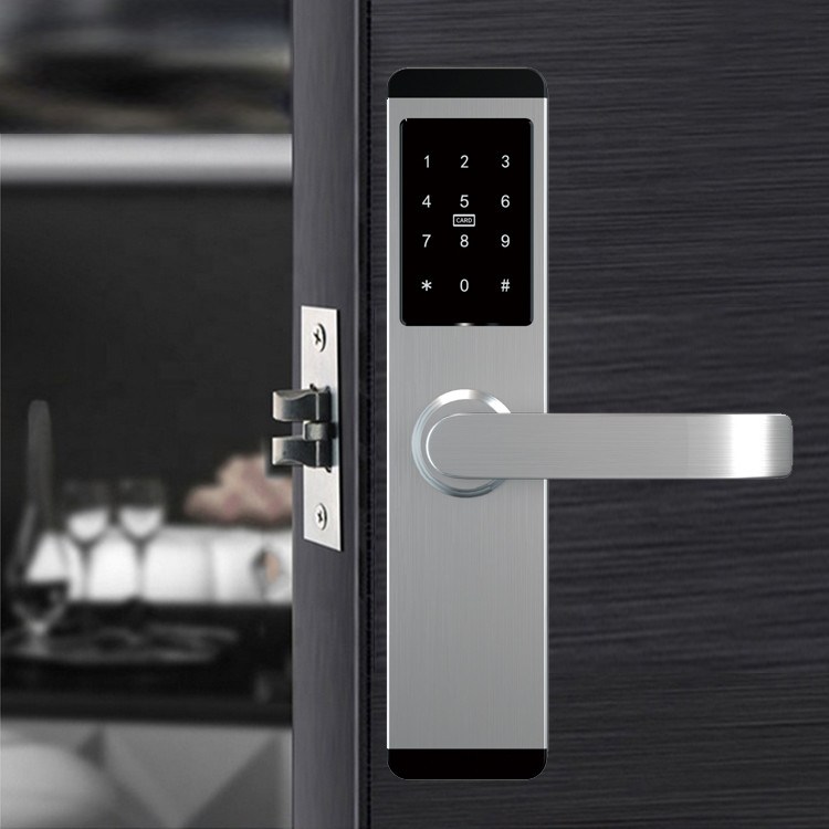 263×59mm Smart Password Lock SS304 Mortise DC6V AA For Apartment Hotel