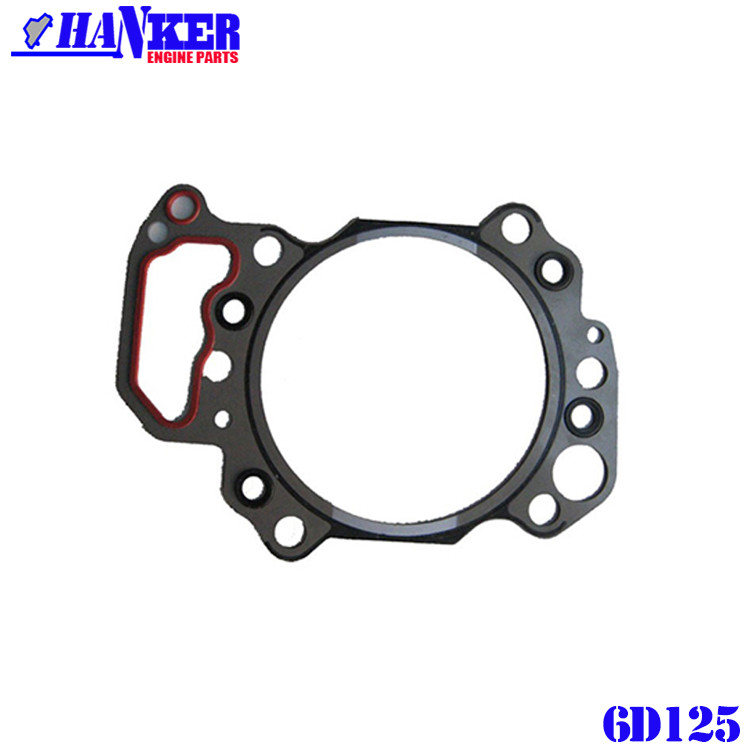 S6D125 Bulldozer Engine Head Gasket For Komatsu 6150-17-1812