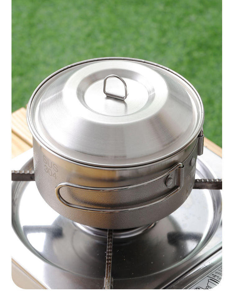 304 Stainless Steel Outdoor Multifunctional Multi Person Camping Picnic Set