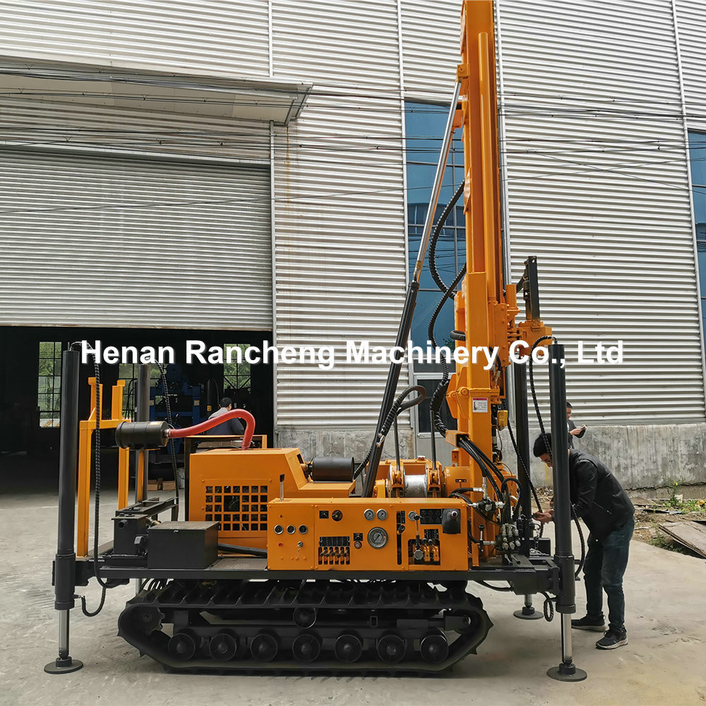 280m Depth Rock Drilling Machine Air DTH Water Well Bore Hole Drilling Rig