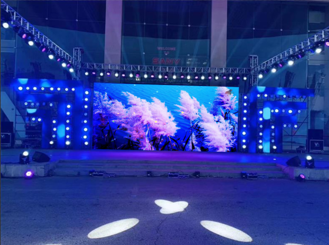 Outdoor Ghost Series Stage Rental LED Display 3.91mm 500x500mm 5000nits High Brightness