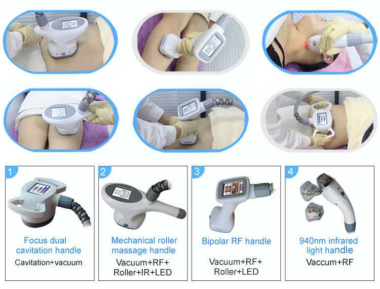 CE approved Vacuum Cavitation Roller RF IR velaslim 3 body slimming machine