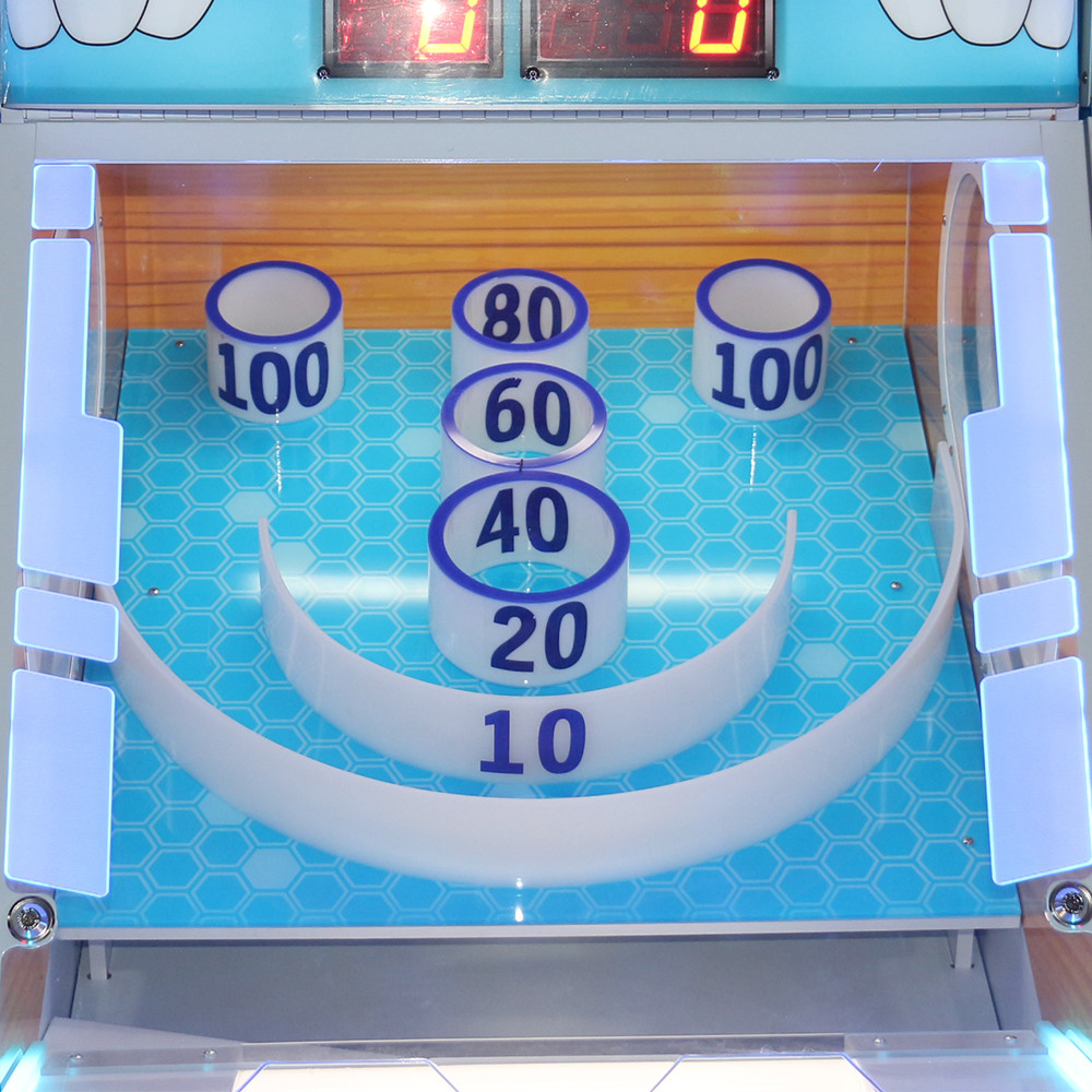 Bowling Shooter Game Machines Coin Operated Lottery or Score Optional
