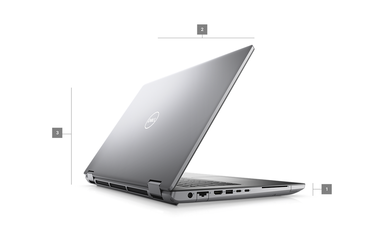 Dell Precision 7770 Intel i9 12950HX CPU 32GB DDR5 4800 1T M.2 SSD RTX A5000 17.3inch Mobile Workstation Laptop