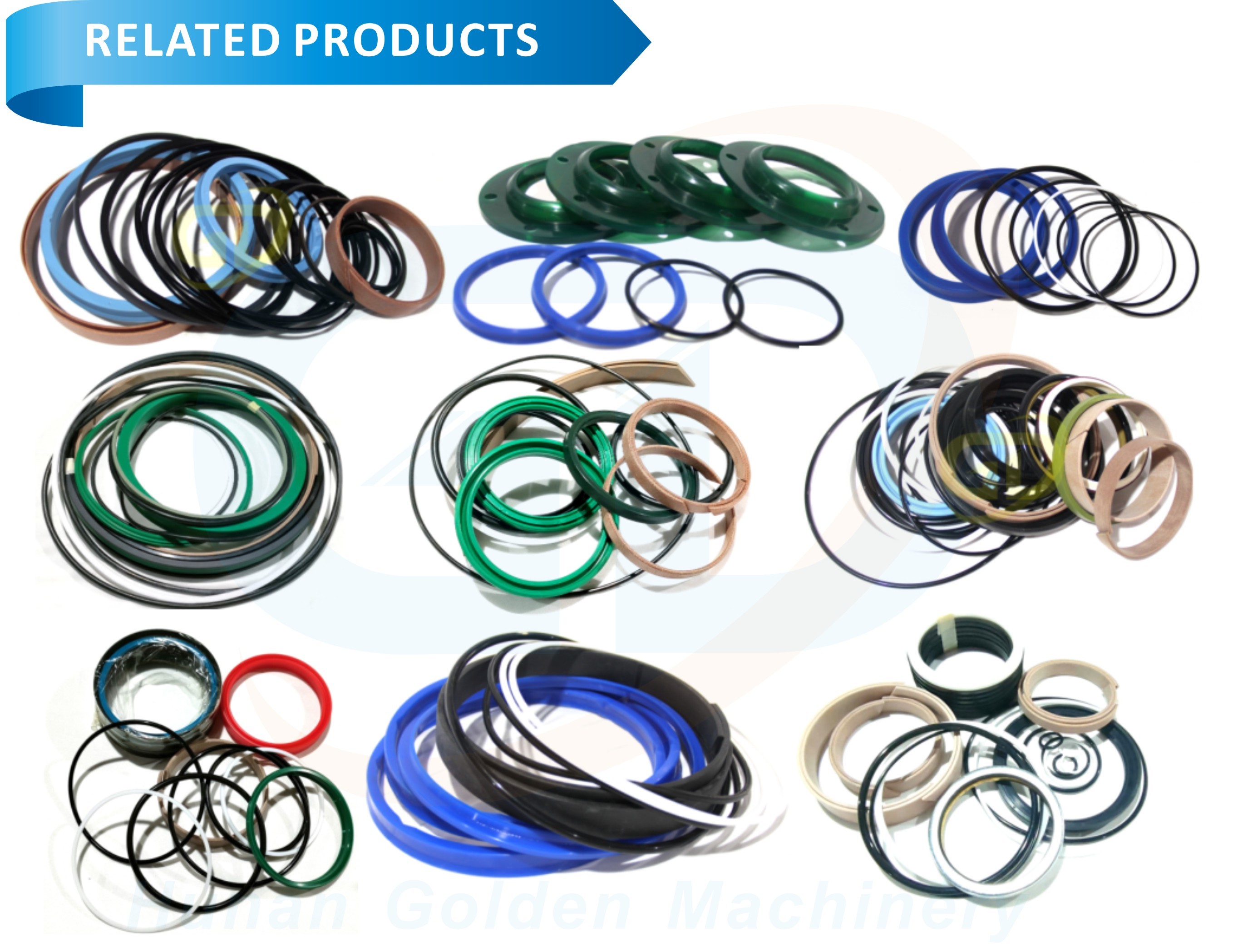 OEM Hydraulic Cylinder Seal Kits Rubber For Concrete Pump Use