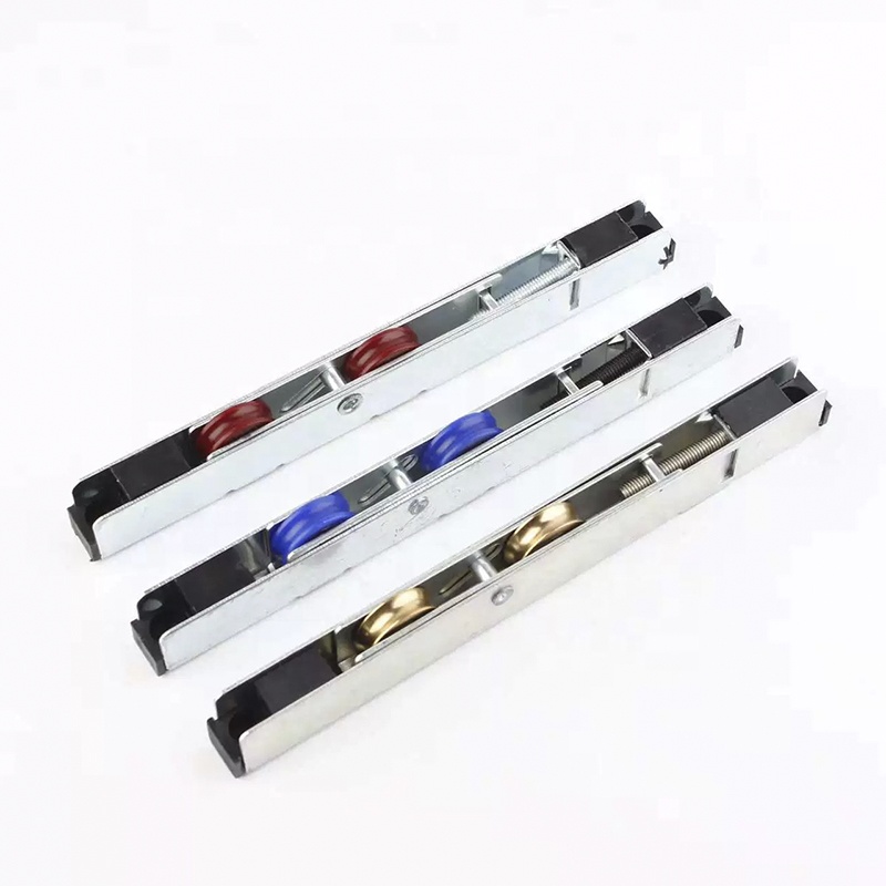Durable Iron Frame Copper Adjustable Door Wheels Window Roller for UPVC Sliding Doors