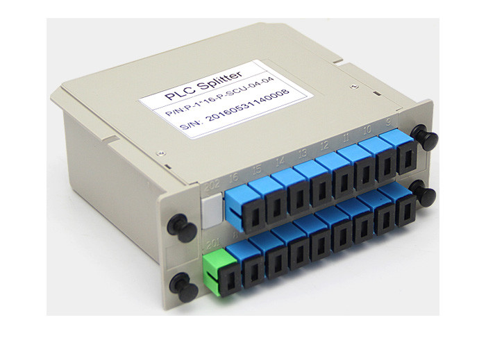 FTTX G657A1 Fiber Optic PLC Splitter 1x8 1x16 1X32 Modular Design