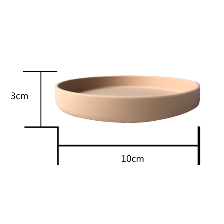 Baby Plain Suction Bowl And Plate Set Silicone Food Grade With Spoon