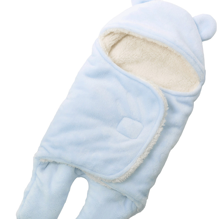 Ultra Soft Swaddle Receiving Blanket 0-3 Months 65X75cm New Born Sleeping Bag