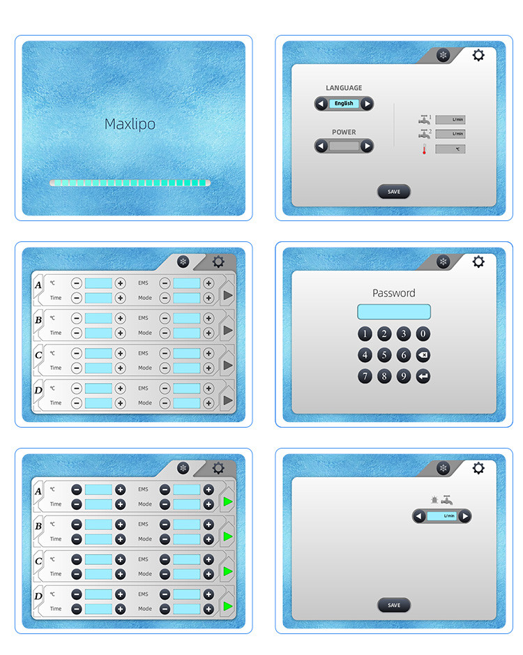 Cryo EMS Body Slimming Fat Freezing Machine Cryolipolysis Weight Loss