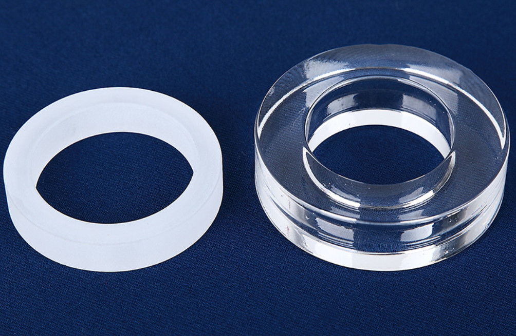 Slotted Perforated Quartz Flange Ring AR Coating