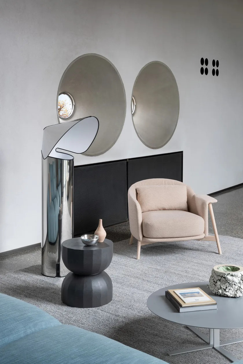 Creative Wooden Occasional Side Table Modern Hotel Accent Low Tables