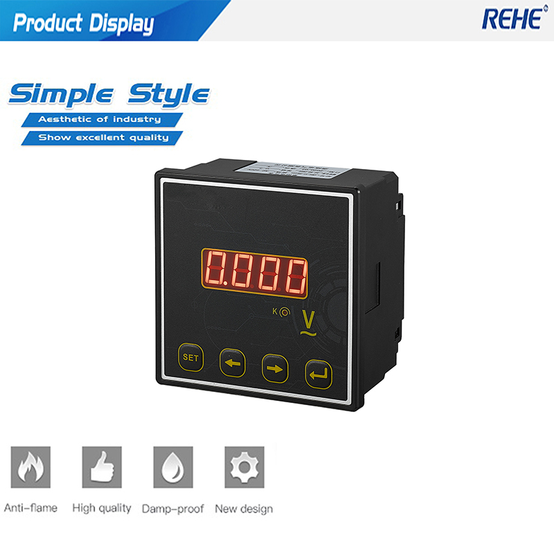 SUCHEN New RE Series Factory price Digital display 1 Phase Voltage meter/Voltmeter