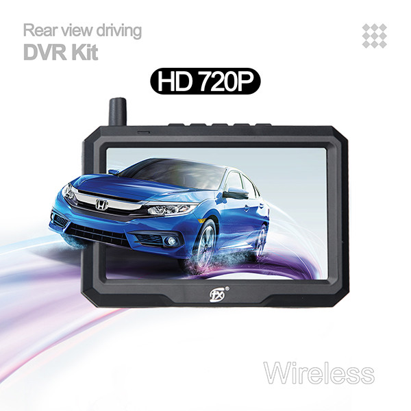 5 Inch Wireless IP69K HD Vehicle DVR Camera For Driving Recording