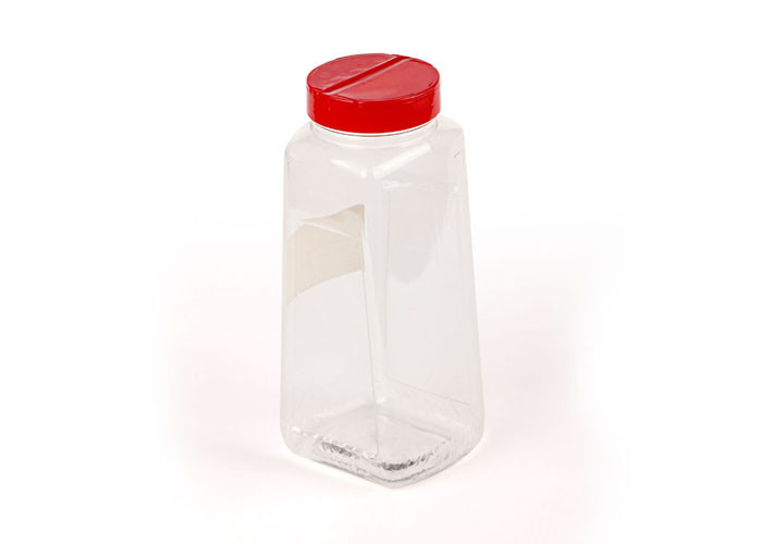 Food Grade Clear Pet Jars , Airtight Waterproof Plastic Container