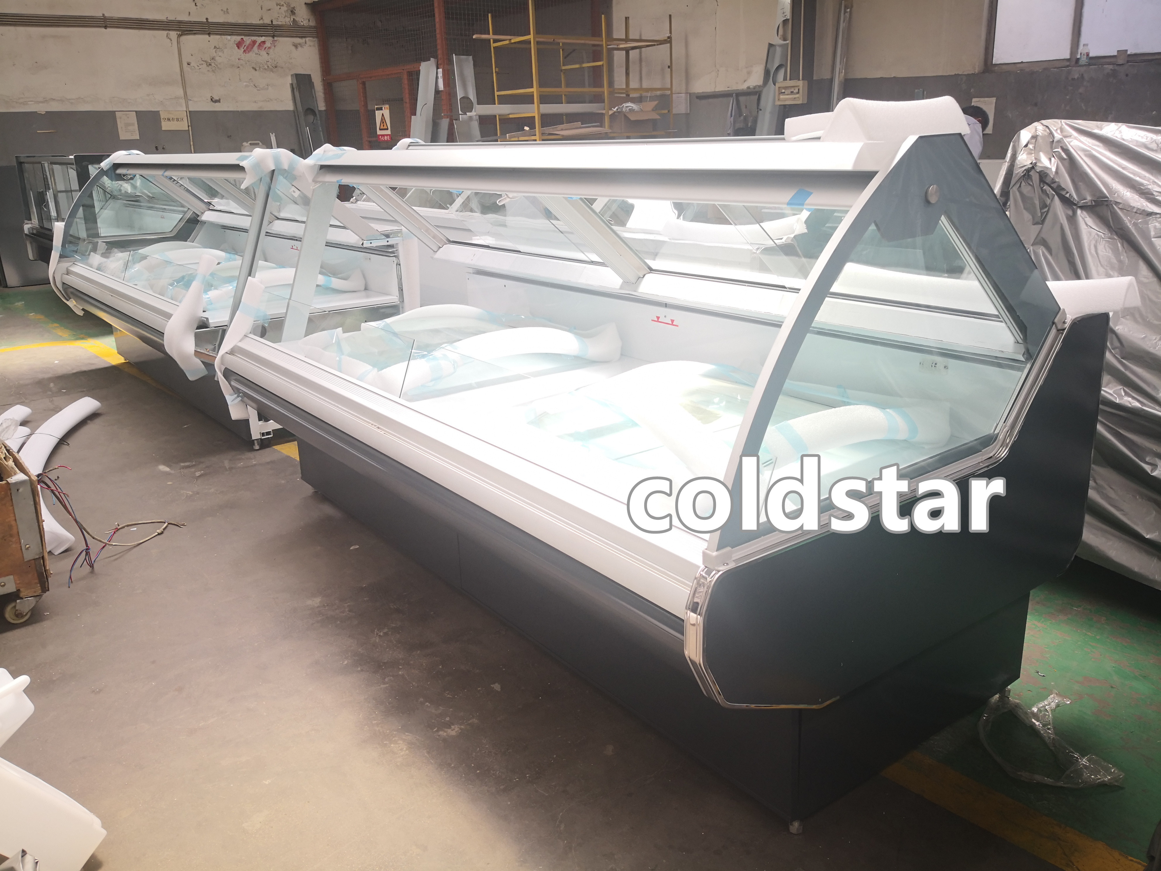Deli Meat Case Supermarket Equipment Display Refrigerator With ETL Approved