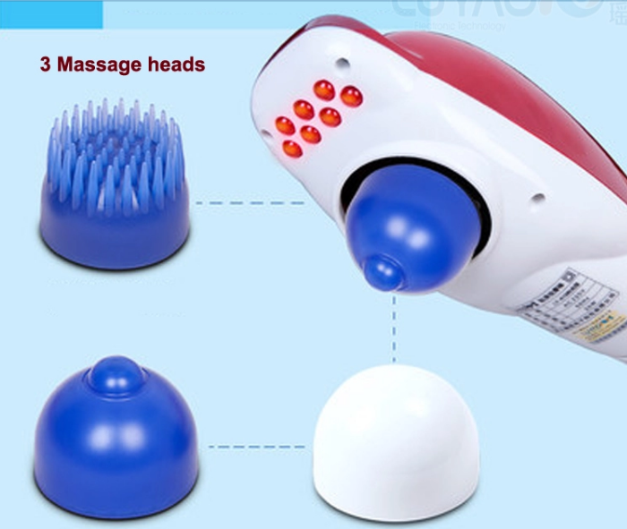 Antiskid Infrared Body Relaxing Handheld Percussion Massager High And Low Intensity