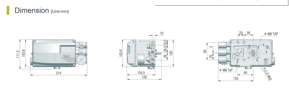 Smart Electric Control Valve TS800 Series Digital Positioner