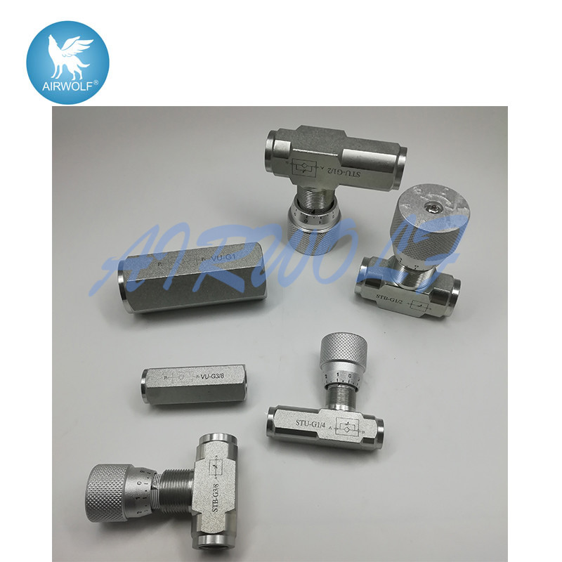 STB-G1 1 Inch 32Mpa Hydraulic Speed Control Valve With Scale