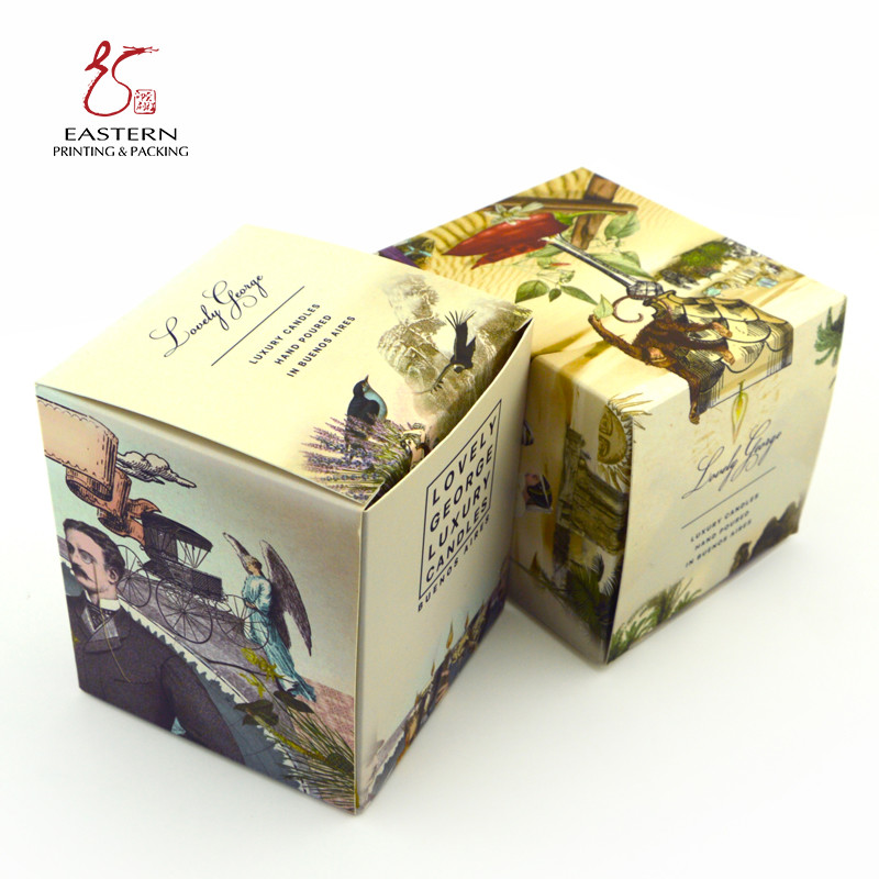Eastern Luxury Candle Boxes , Candle Paper Box Pantone Printing