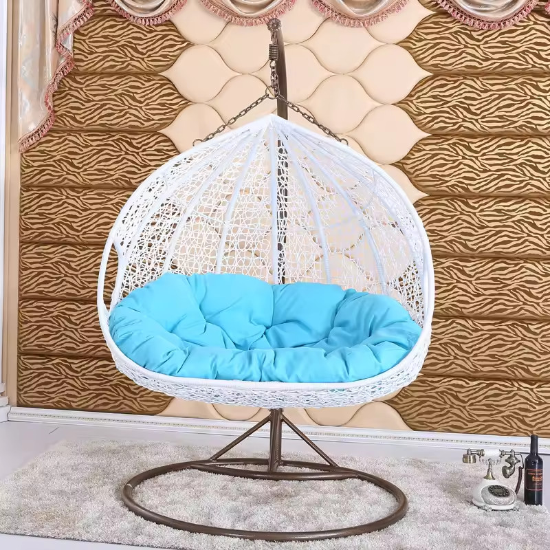 Indoor Balcony Swing Hammock Chair with Die-Cast Aluminum Frame 5-Year Warranty