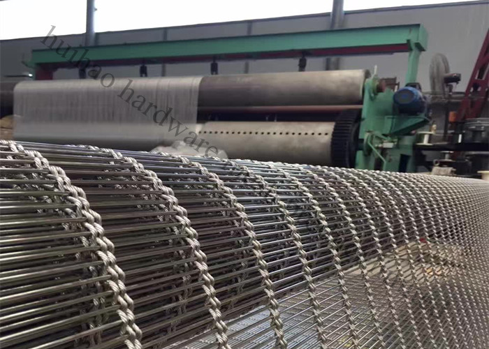 Stainless Steel / Copper Cable Architectural Wire Mesh for Facades , Sunscreens