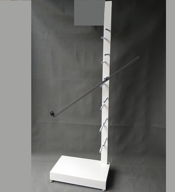 Length 650mm Width 400mm Scooter Storage Rack , Freestanding Skateboard Rack White