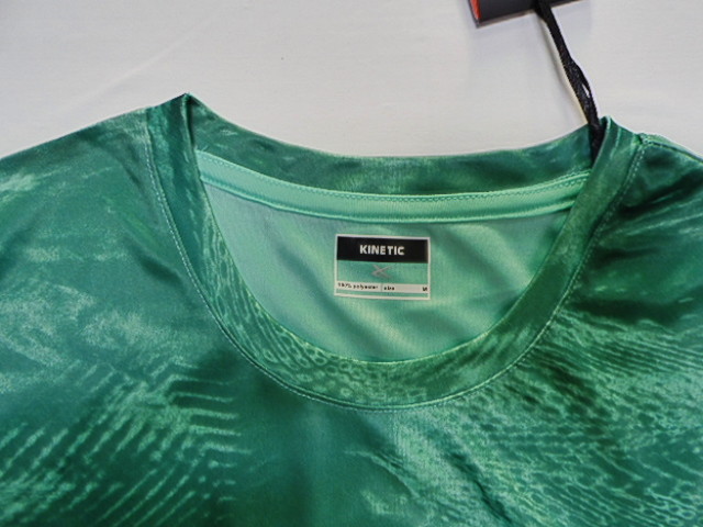 S To XL Quick Dry Lightweight Green Round Neck T Shirt Allover Print