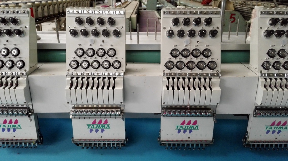 9 Needles Second Hand Tajima Electric Embroidery Machine TMFD-G918