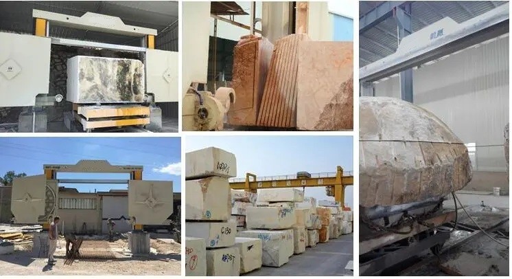 Wire Saw Machine For Stone Squaring