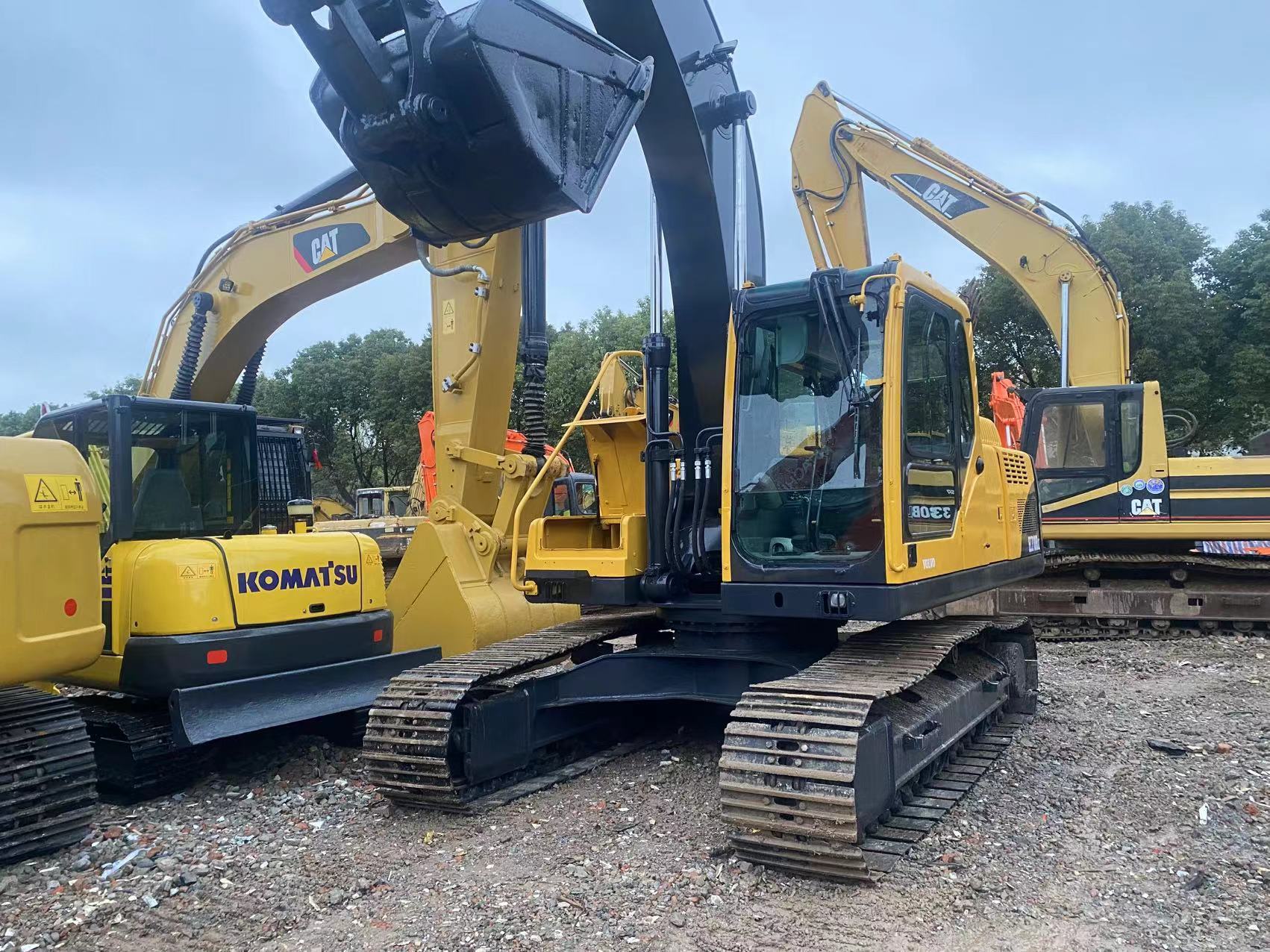21 Ton Crawler Excavator Machine Used Volvo EC210BLC In Good Condition